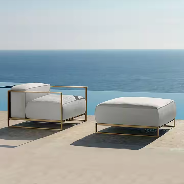 Aluminum outdoor series sofa-MD-0020