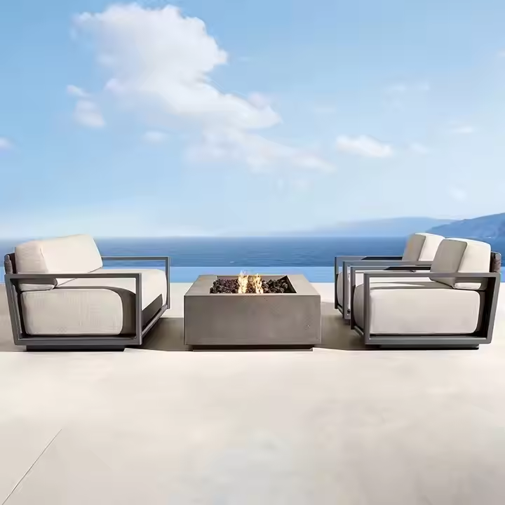 Aluminum outdoor series sofa-MD-0019