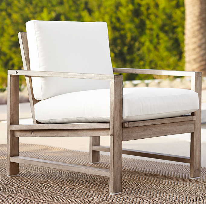 Wood Outdoor lounge chair-MD-OL0019