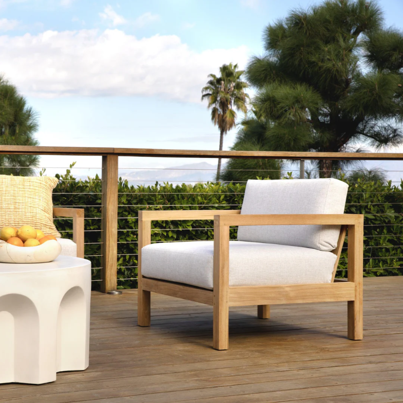 Wood Outdoor lounge chair-MD-OL0022