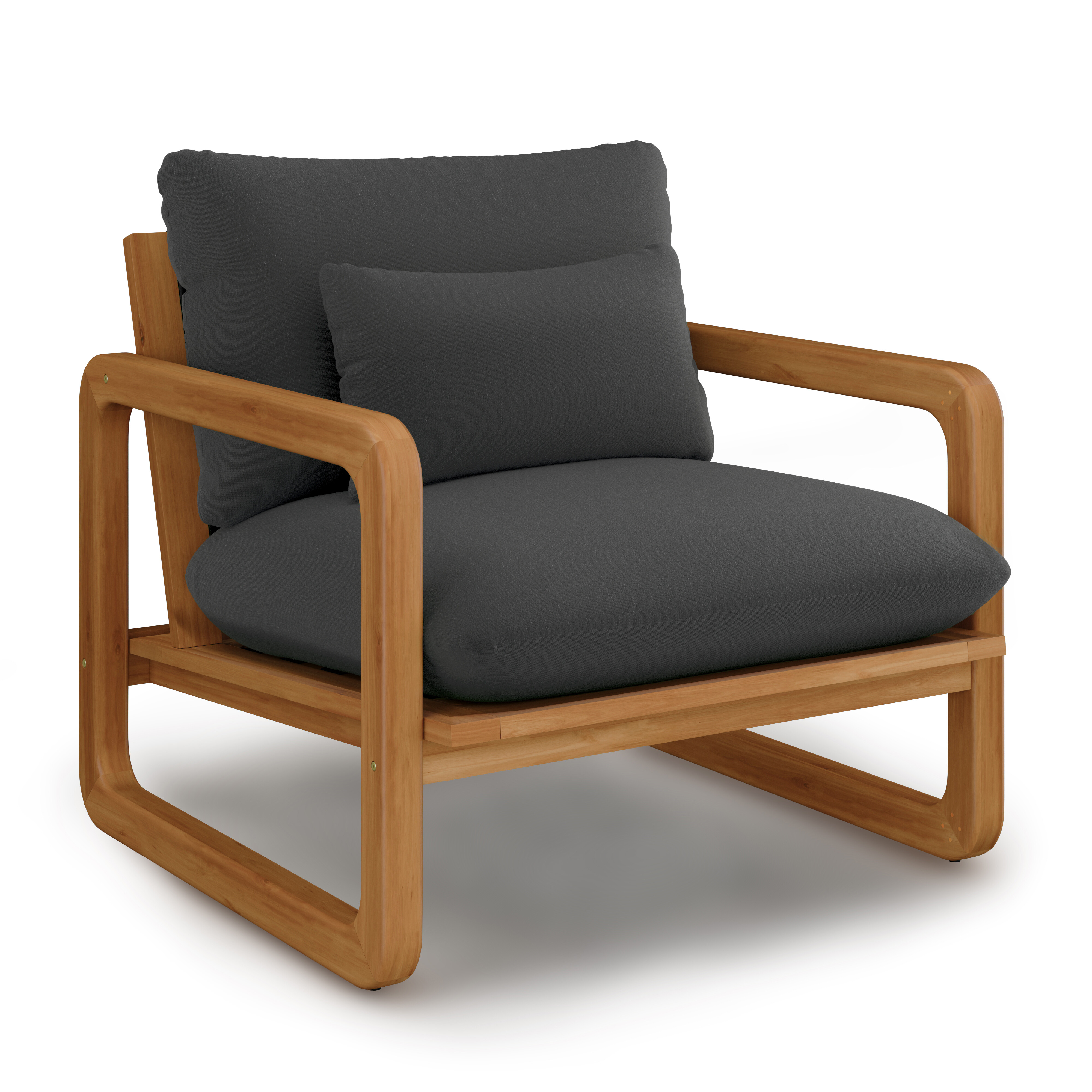 Wood Outdoor lounge chair-MD-OL0021