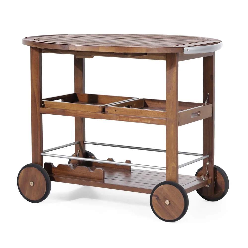 Wood outdoor trolley-MD-OT0012