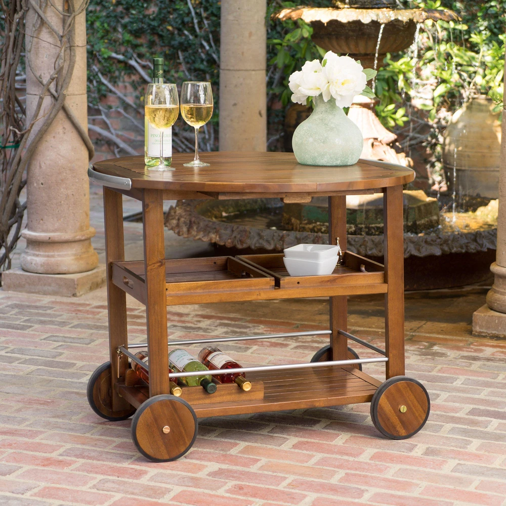 Wood outdoor trolley-MD-OT0012