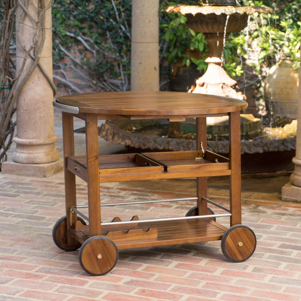 Wood outdoor trolley-MD-OT0012
