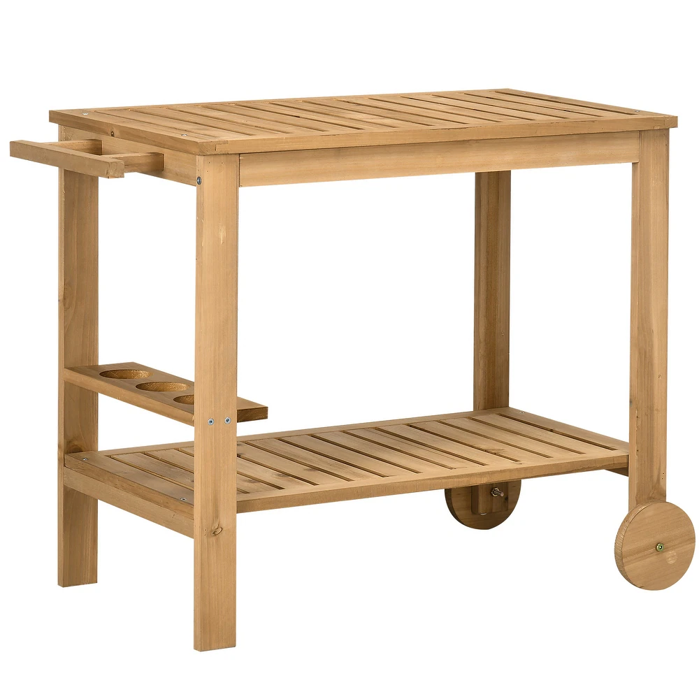 Wood outdoor trolley-MD-OT0009
