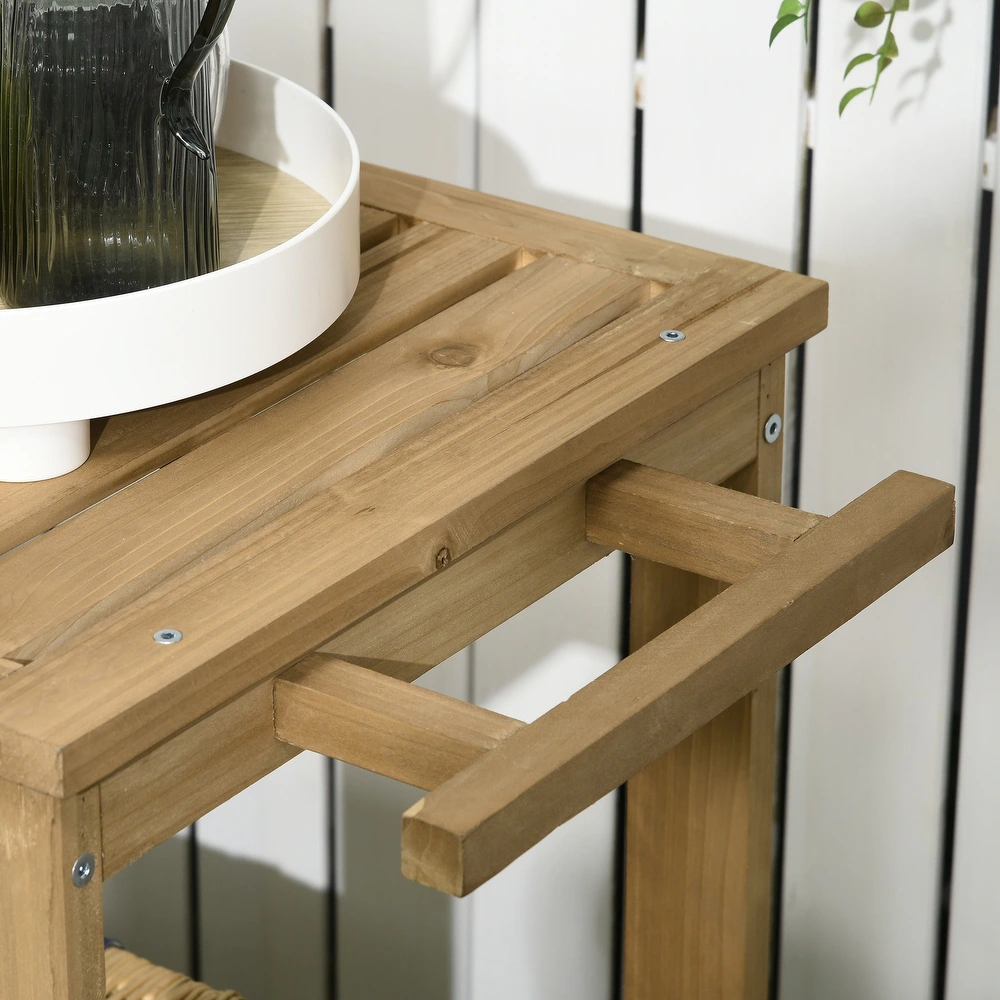 Wood outdoor trolley-MD-OT0009