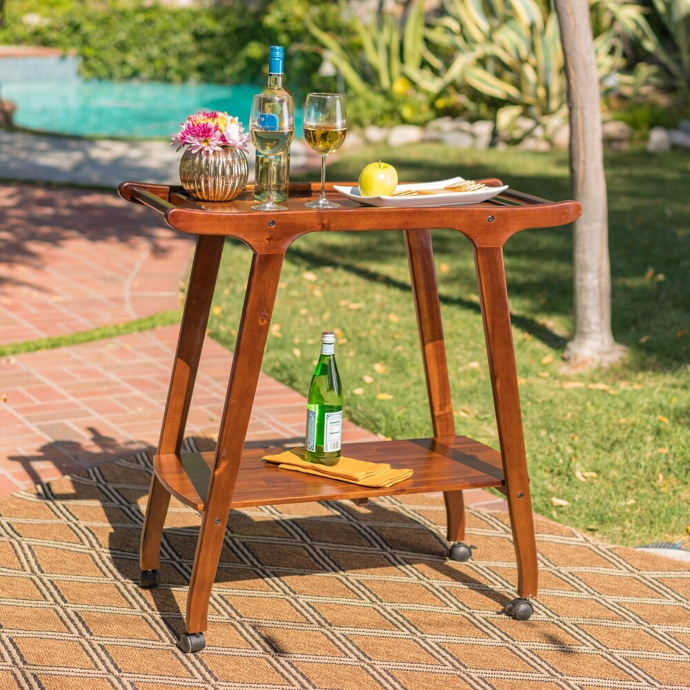 Wood outdoor trolley-MD-OT0017