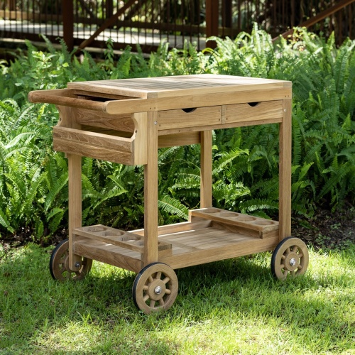 Wood outdoor trolley-MD-OT0018