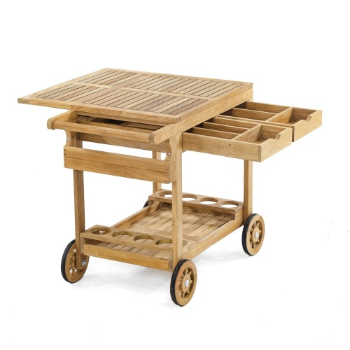 Wood outdoor trolley-MD-OT0018