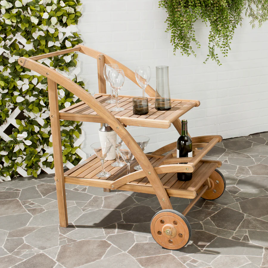 Wood outdoor trolley-MD-OT0006
