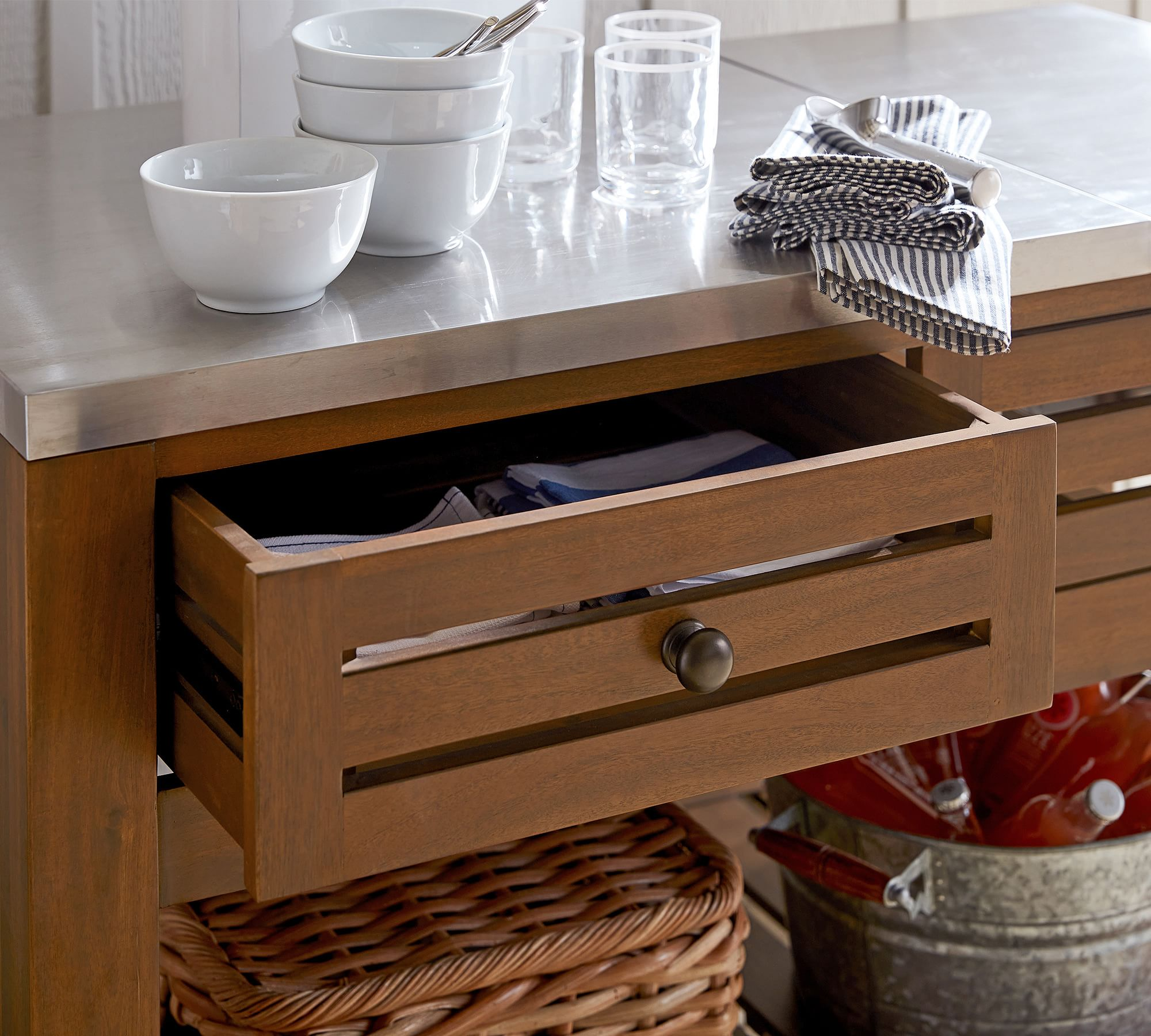 Wood outdoor trolley-MD-OT0016