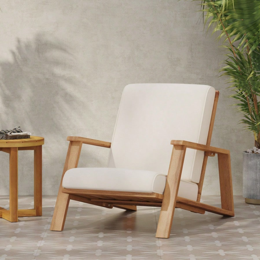 Wood Outdoor lounge chair-MD-OL0003