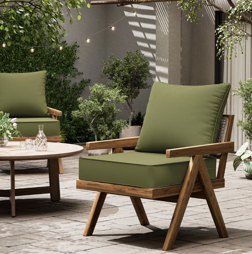 Wood Outdoor lounge chair-MD-OL0023