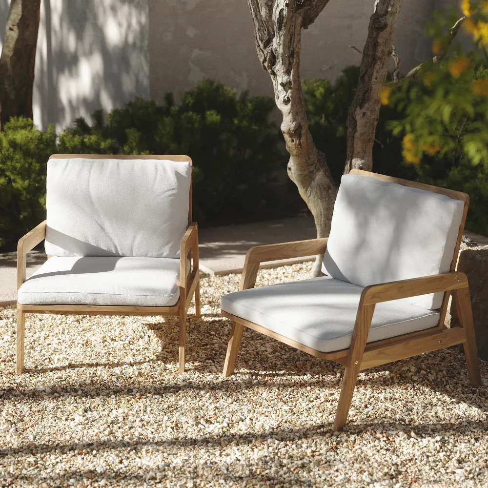Wood Outdoor lounge chair-MD-OL0020