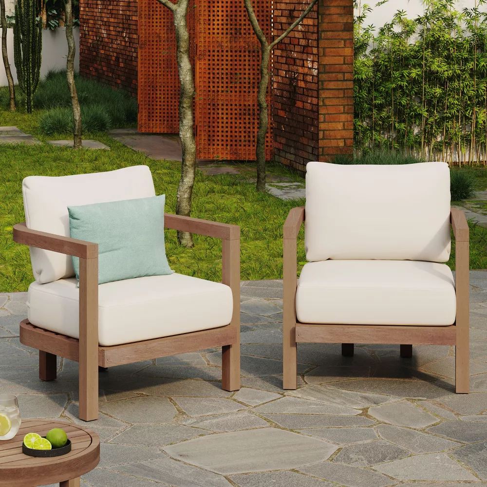 Wood Outdoor lounge chair-MD-OL0024