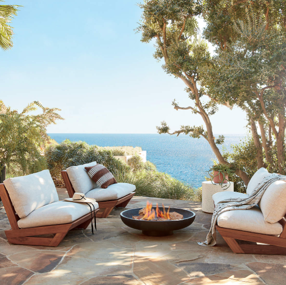 Wood Outdoor lounge chair-MD-OL0002