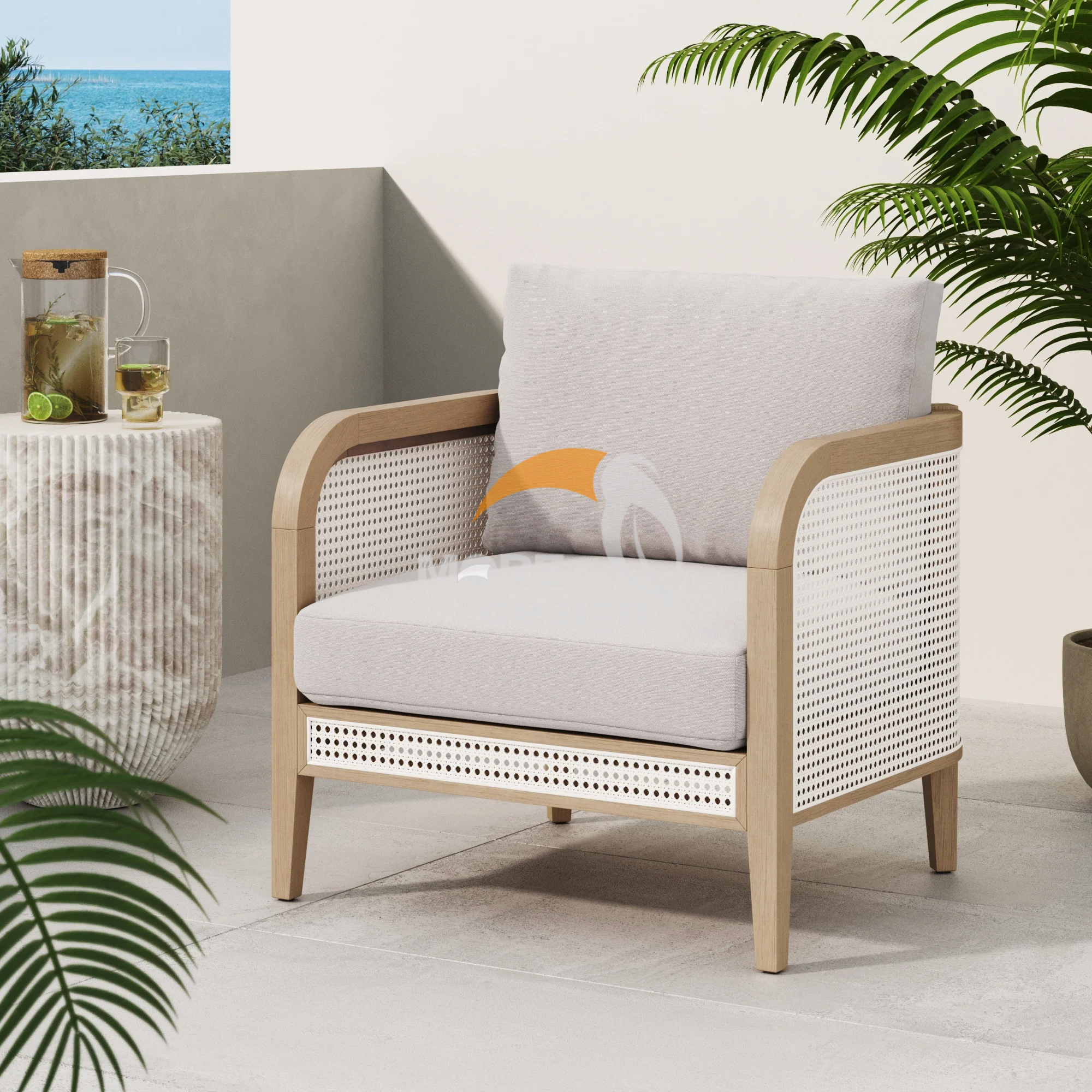 Rattan Outdoor lounge chair-MD-OL0014