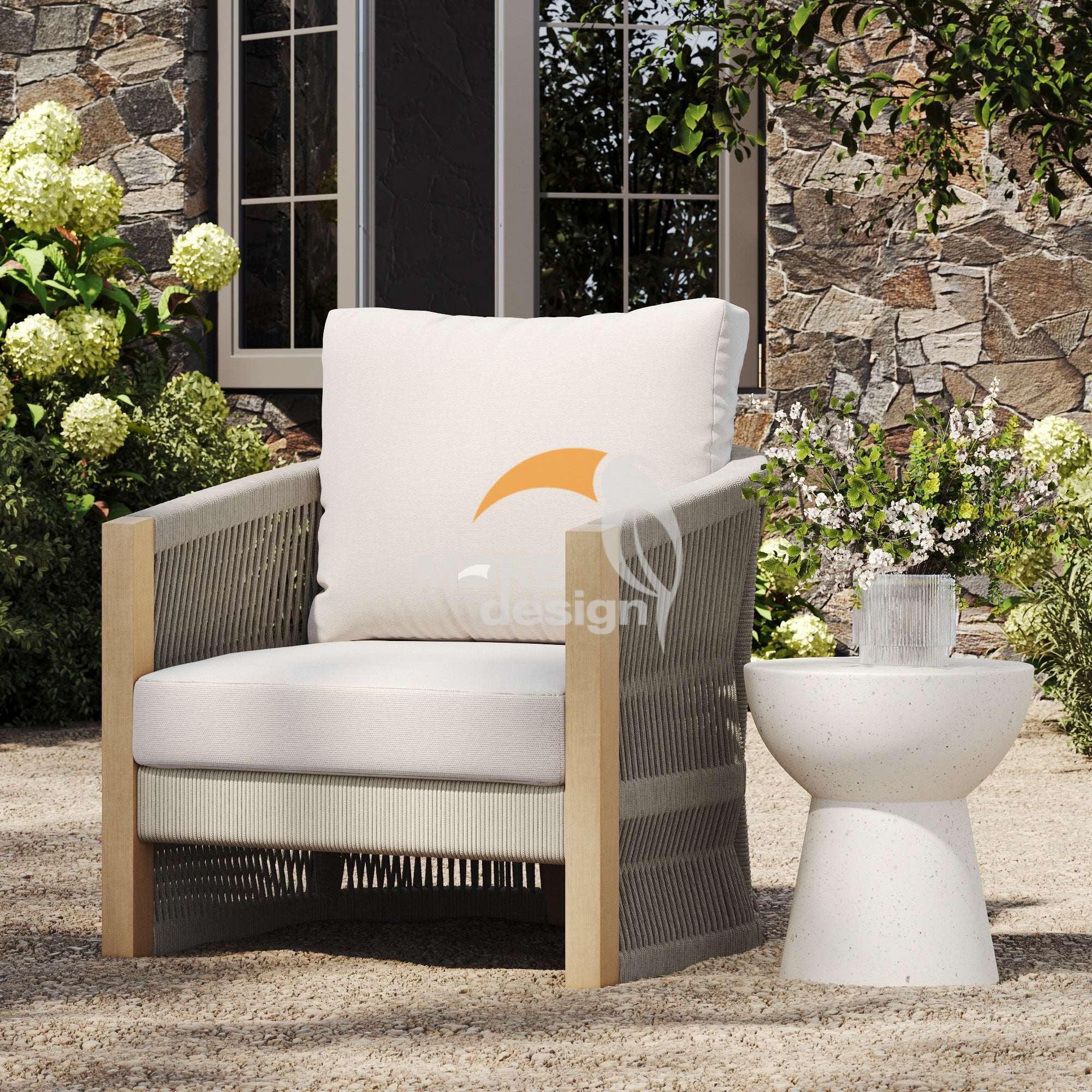 Rattan Outdoor lounge chair-MD-OL0035