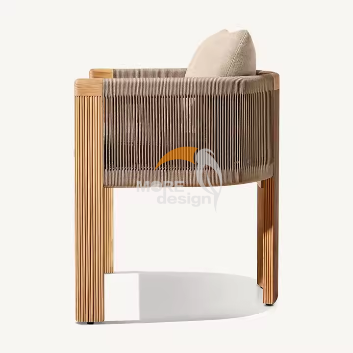 Rope restaurant chair-MD-RC0037