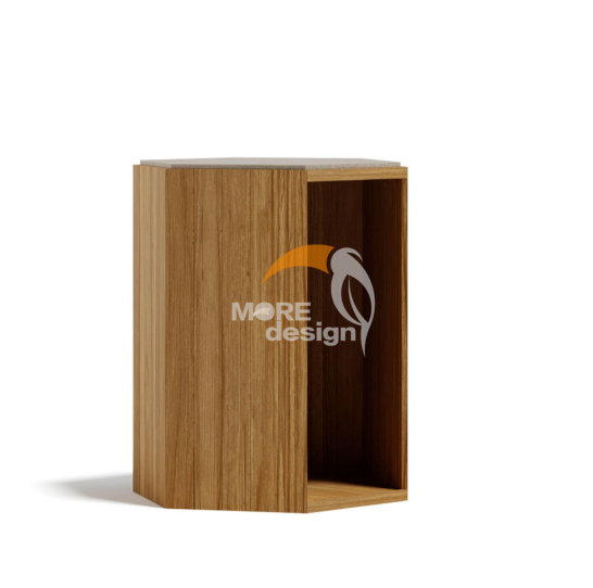 Wood outdoor side table-MD-0011