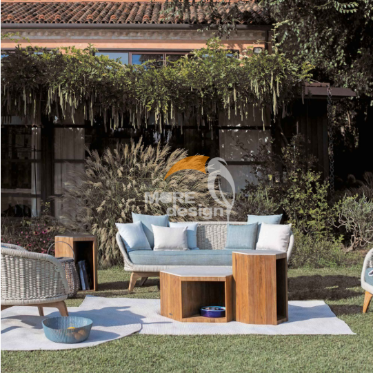 Wood outdoor side table-MD-0011