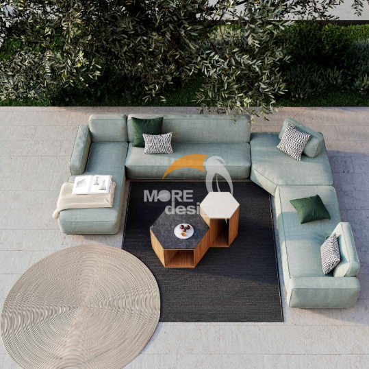 Wood outdoor side table-MD-0011