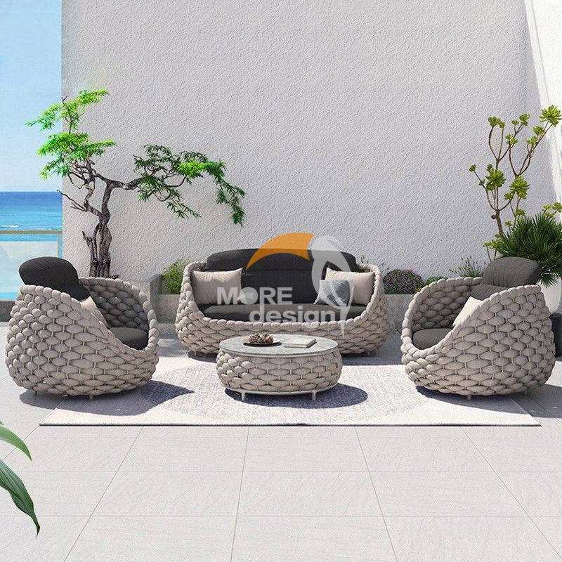 Rattan outdoor side table-MD-0035