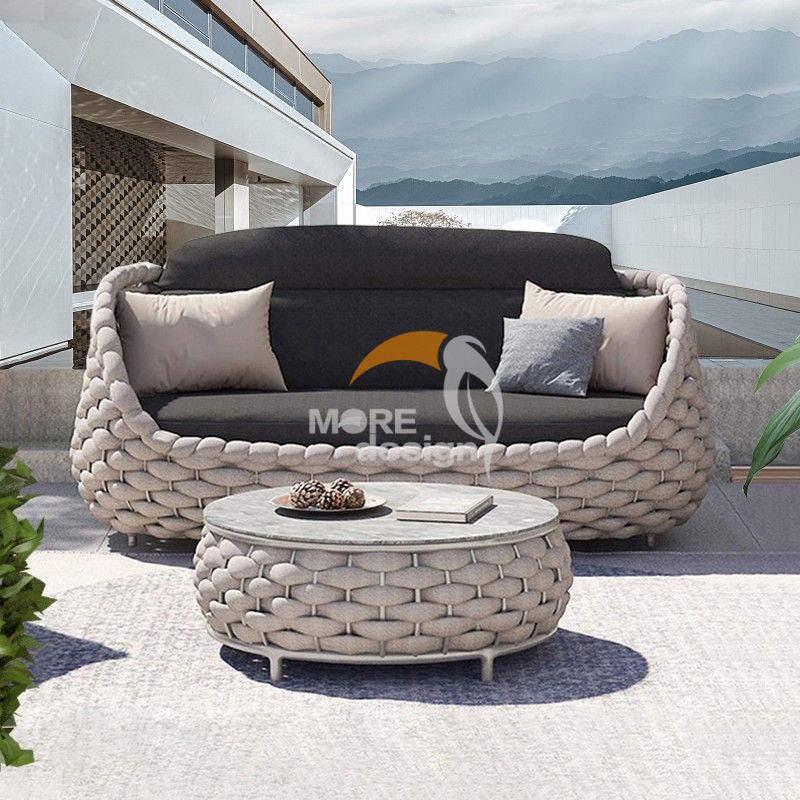 Rattan outdoor side table-MD-0035