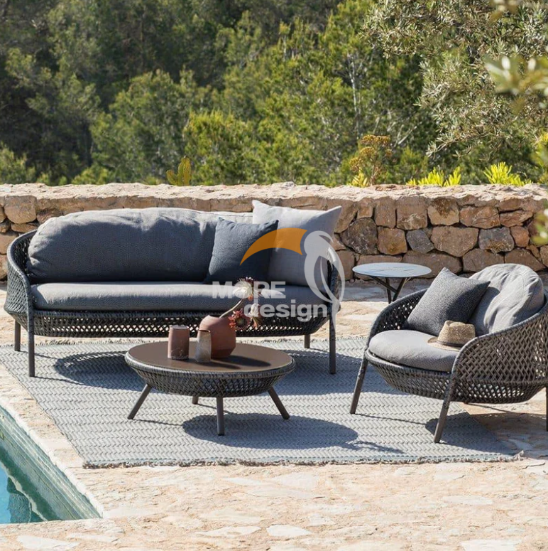 Rattan outdoor side table-MD-0034