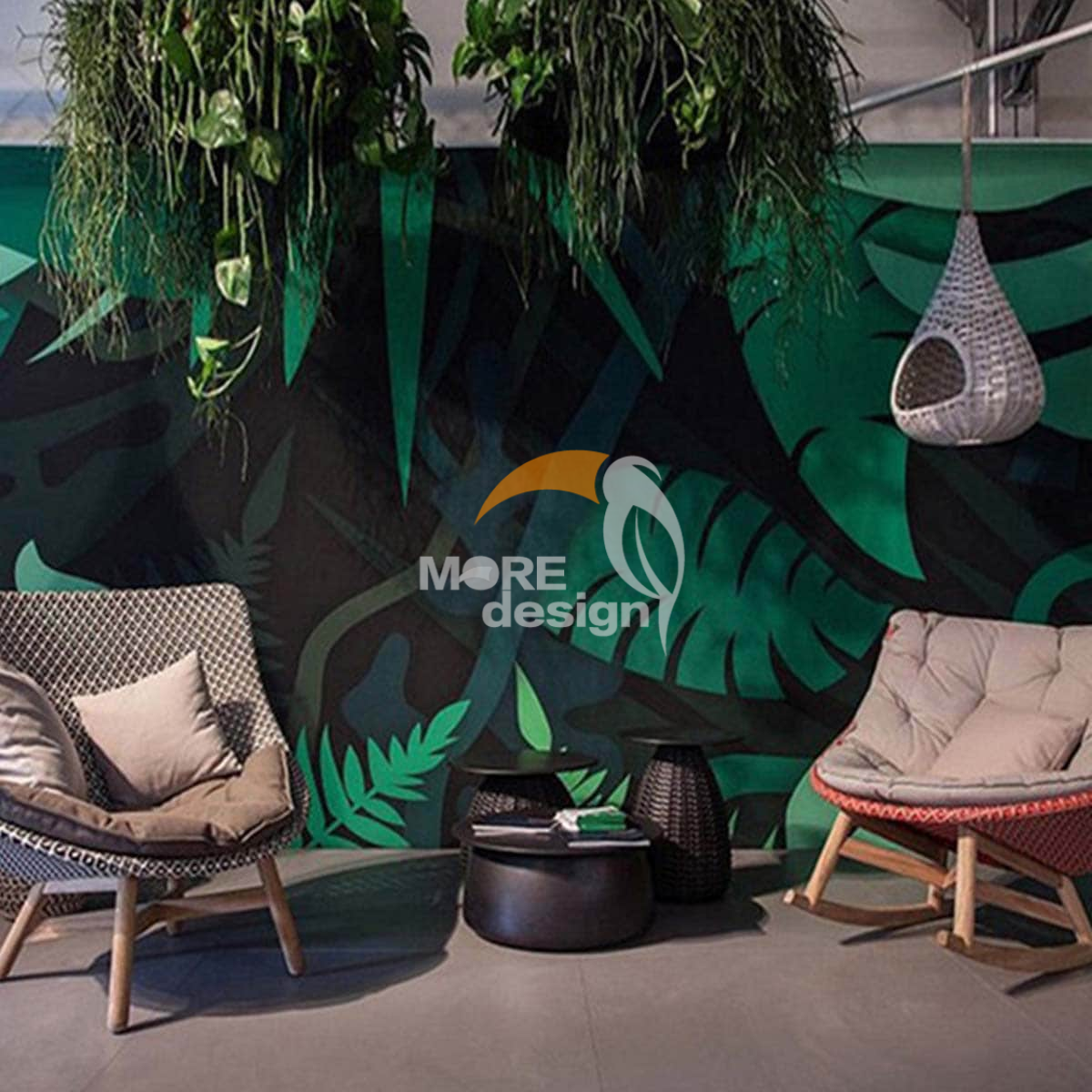 Rattan outdoor side table-MD-0030