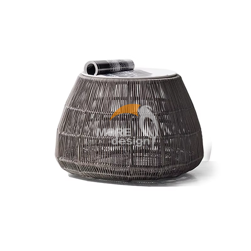 Rattan outdoor side table-MD-0028