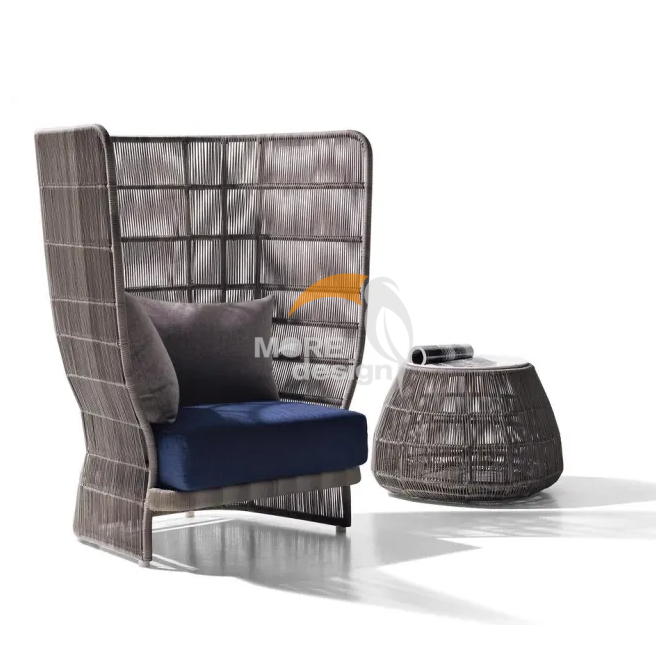 Rattan outdoor side table-MD-0028