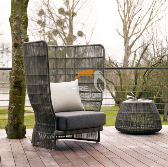 Rattan outdoor side table-MD-0028