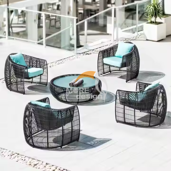 Rattan outdoor side table-MD-0025