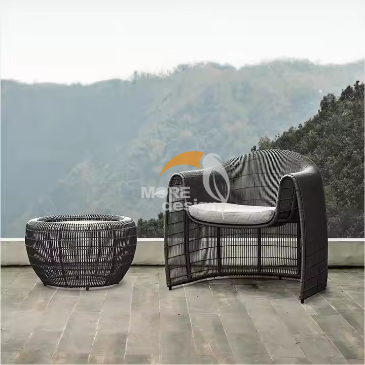 Rattan outdoor side table-MD-0025