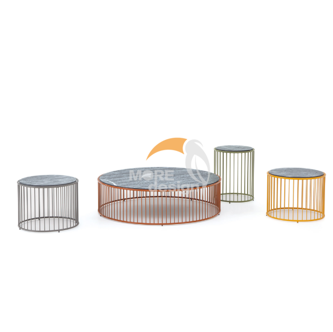 Stainless steel outdoor side table-MD-0007