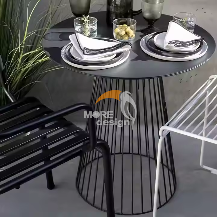 Stainless steel outdoor side table-MD-0024
