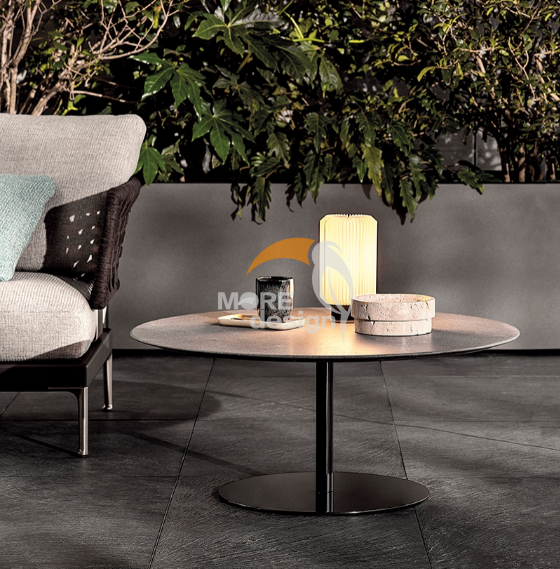 Marble outdoor side table-MD-0023