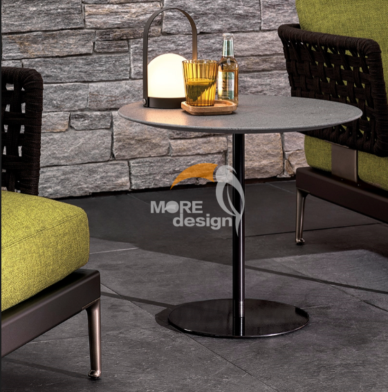Marble outdoor side table-MD-0023