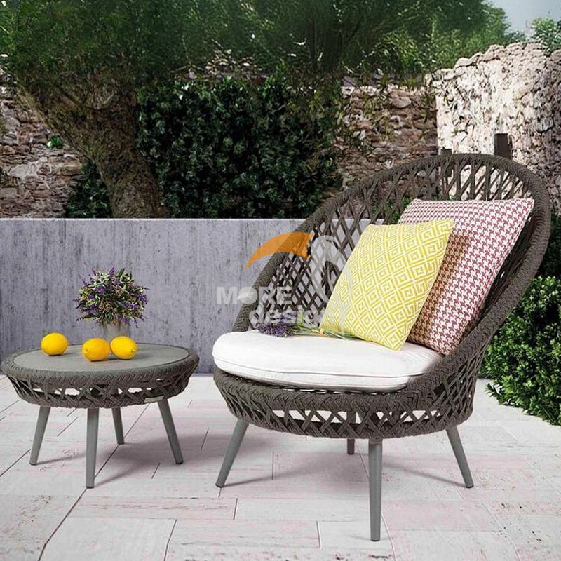 Rattan outdoor side table-MD-0021