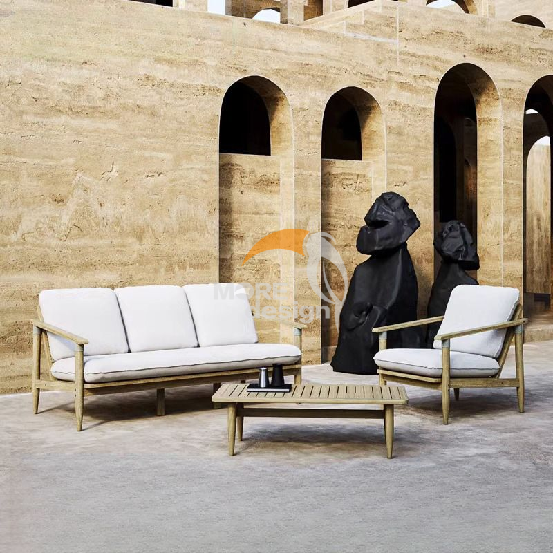 Wood outdoor side table-MD-0019