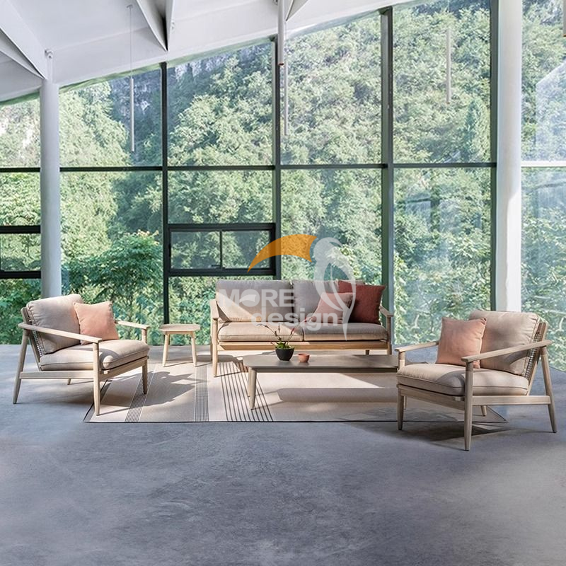 Wood outdoor side table-MD-0019