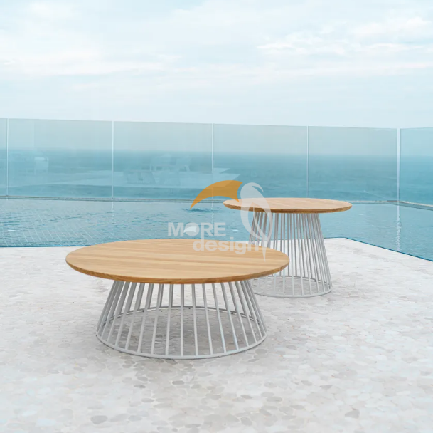 Stainless steel outdoor side table-MD-0017