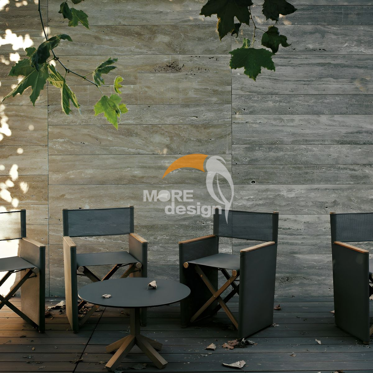 Wood outdoor side table-MD-0014