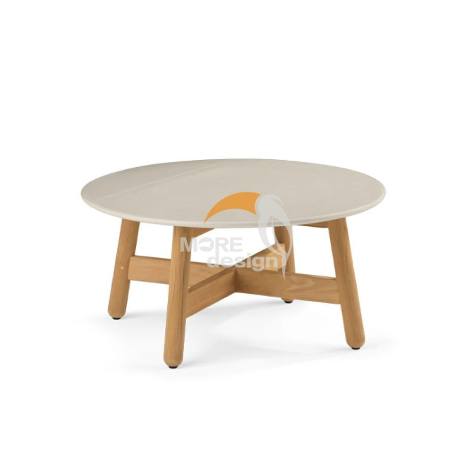 Wood outdoor side table-MD-0003