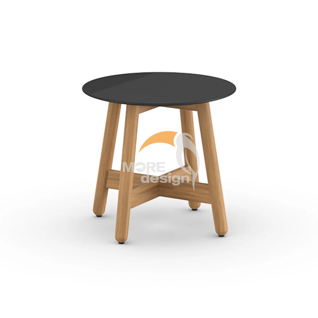 Wood outdoor side table-MD-0002
