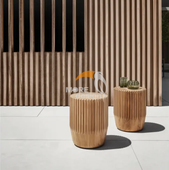 Wood outdoor side table-MD-0010