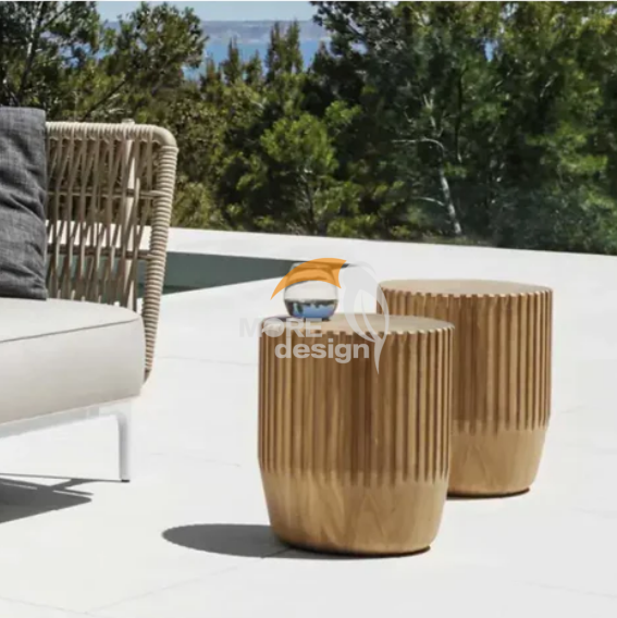 Wood outdoor side table-MD-0010