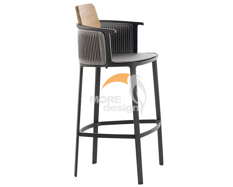 Wooden restaurant bar booth-MD-RB0010