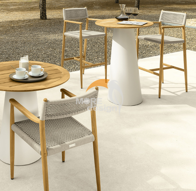 Wooden restaurant bar booth-MD-RB0004